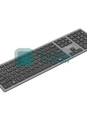 Клавиатура беспроводная Gembird KBW-1, USB, серебристый