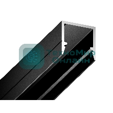 Алюминиевый профиль Ambrella light GP1650BK черный 2000*10*10