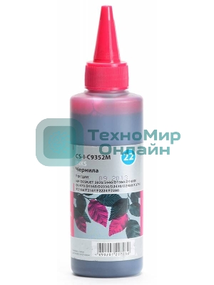 Чернила Cactus CS-I-C9352M пурпурный (100мл) HP DeskJet 3920/3940/D1360/D1460/D1470/D1560/D2330