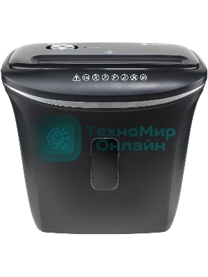 Шредер ГЕЛЕОС УД14-5, (DIN P-5), фрагмент 1,9х12мм, 5-6 лист (70г/м2), скобы, 14 литров