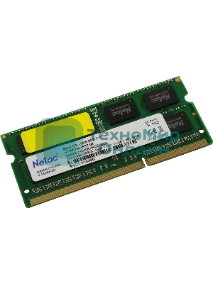Оперативная память NETAC Basic, DDR3L, 8GB (1x8GB), 1600MHz, CL11, SO-DIMM