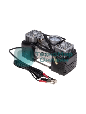 Компрессор поршневой автомобильный Rexant усиленный двухпоршневой (60л/мин, 10 АТМ)