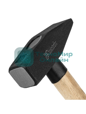 Молоток слесарный Matrix 1500 г, квадратный боек, деревянная рукоятка