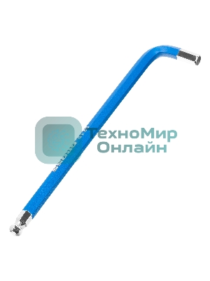 Набор ключей Gross 16400 имбусовых hex 1.5–10мм s2 9шт магнит экстра-длин. с шаром хром/краска