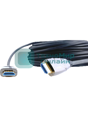Активный оптический кабель VCOM D3743-20M HDMI 19M/M,ver. 2.1, 8K@60 Hz 20m VCOM D3743-20M