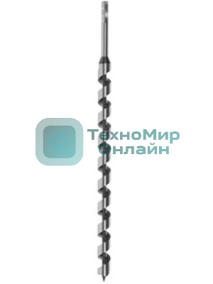 Сверло по дереву Matrix шнековое, 22 х 460 мм, 6-гранный хвостовик