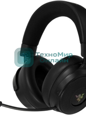 Гарнитура Razer Kraken V4 чёрный, беспроводная, bluetooth, до 70 ч, подсветка