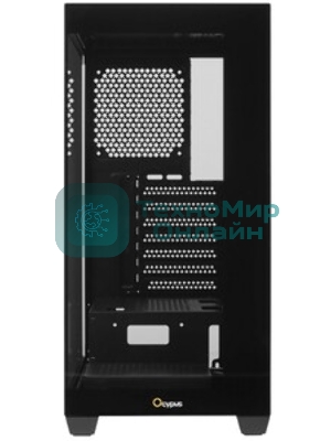 Компьютерный корпус Ocypus Gamma C72 BK ATX/win/black/no PSU/Tempered Glass
