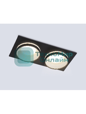 Светильник Ambrella light TN30712/2 BK черный GU5.3/2 182*92*36