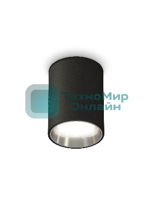 Светильник Ambrella Light XS6313022 SBK/PSL черный песок/серебро полированное MR16 GU5.3 (C6313, N6112)