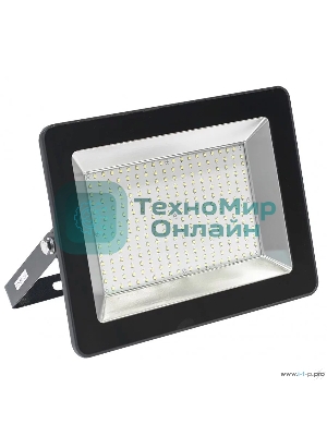 Прожектор светодиодный СДО 06-200 6500К IP65 черный IEK LPDO601-200-65-K02
