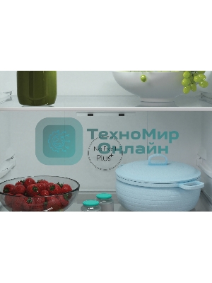 Холодильник Candy CCRN 6180S серебро двухкамерный 227/106л морозилка снизу, No Frost