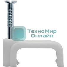 Скоба Navigator креп. прям. d7 с гвозд. NCS-07-50 (уп. 50 шт)