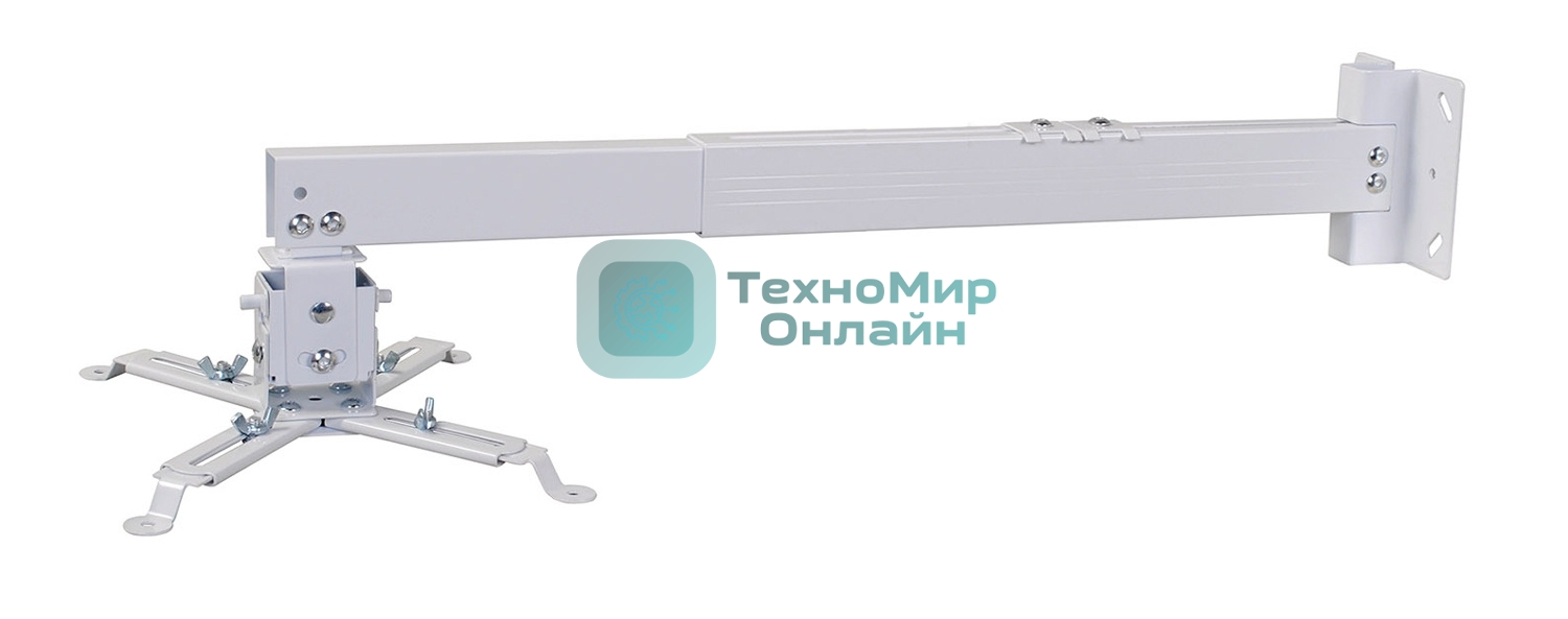 Кронштейн для проектора Cactus CS-VM-PRE02-WT белый макс.23кг настенный и потолочный поворот и наклон