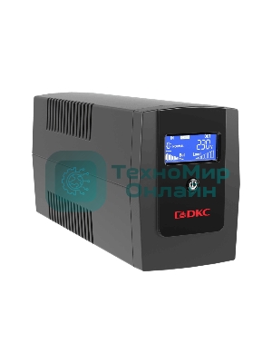 Источник бесперебойного питания ИБП Info LCD 600В.А IEC C13 (3) USB + RJ45 DKC INFOLCD600I