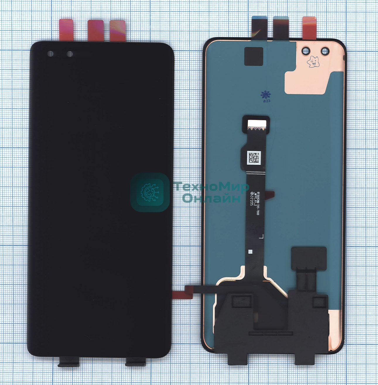 Дисплей для Huawei Nova 10 Pro в сборе с тачскрином, черный