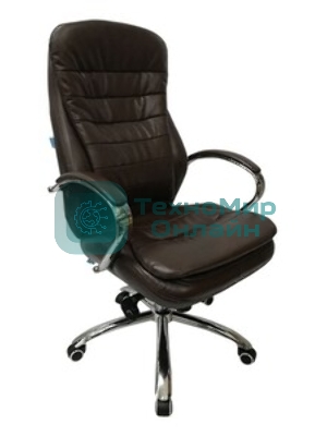 Кресло Бюрократ T-9950MSG-F/BROWN-PU коричневый, экокожа