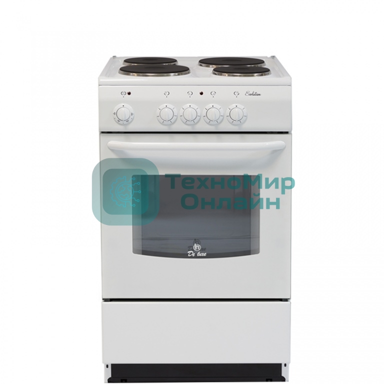 Плита электрическая De Luxe 5004.12 э белый