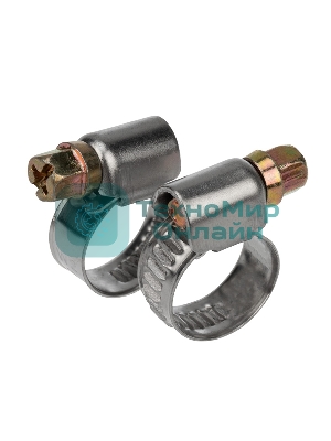 Хомут червячный Rexant 8-12-0,7 мм, (упак. 50 шт)