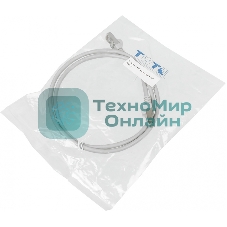 Патч-корд LANMASTER TWT-45-45-1.0/S-GY вилка RJ-45-вилка RJ-45 cat.5е 1м серый LSZH (уп.:1шт)