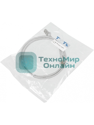 Патч-корд LANMASTER TWT-45-45-1.0/S-GY вилка RJ-45-вилка RJ-45 cat.5е 1м серый LSZH (уп.:1шт)