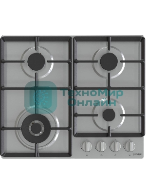 Газовая варочная панель Gorenje GW641EX нержавеющая сталь