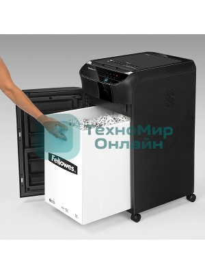 Шредер Fellowes AutoMax 350C (секр.P-4)/фрагменты/350лист./68лтр./скрепки/скобы/пл.карты/CD