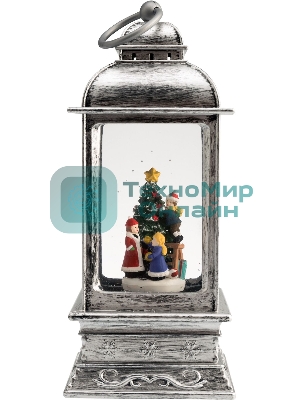 Декоративный фонарь Neon-night с эффектом снегопада и подсветкой 