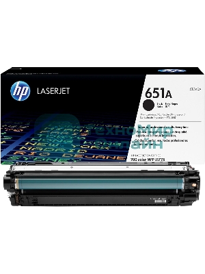 Картридж лазерный HP CE340A 651A черный для LaserJet 700 Color MFP 775 13500 стр.