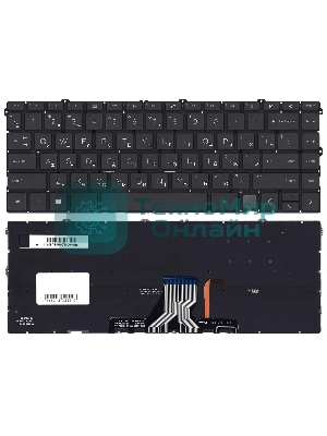 Клавиатура для ноутбука HP Envy 13-BA черная