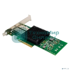 Сетевая карта ORIENT XWT-INT520PE8 2SFP+, PCI-Ex8 v2.0 2xSFP+ 10Gbps Server NIC, Intel 82599ES chipset, 10/1 Гбит/с, 2 планки крепления в комплекте (33298)