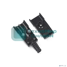 Вилка Cabeus, вилка C14, 10А, для кабеля, : черный