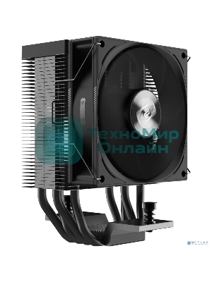 Кулер PCCooler R400 черный 92мм алюминий+медь 2200rpm 30db 4-pin 180W 133мм