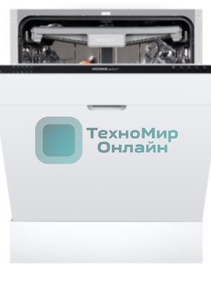 Встраиваемая посудомоечная машина HOMSair DW67M, черный, 59.8 см, 14 компл., 47 дБ, класс A++
