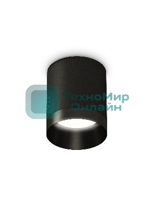 Светильник Ambrella Light XS6302021 SBK/PBK черный песок/черный полированный MR16 GU5.3 (C6302, N6131)
