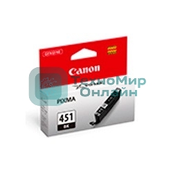Картридж струйный Canon CLI-451Bk (6523B001) черный (337 стр. 7 мл) для Canon PIXMA iP7240/MG6340/MG5440