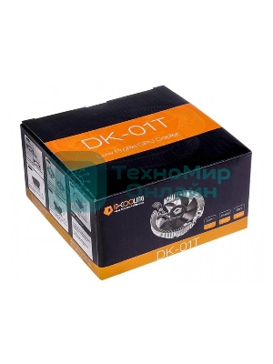Кулер Cooler ID-Cooling DK-01 черный/серебристый 92мм алюминий 2500rpm 29db 95W 52мм