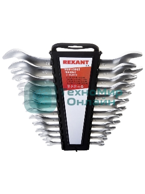 Набор ключей рожковых Rexant 6-32 мм 12 предметов