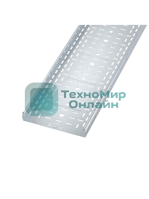 Лоток листовой перфорированный 300х50 L3000 сталь 0.7мм S3 ДКС SPL3530