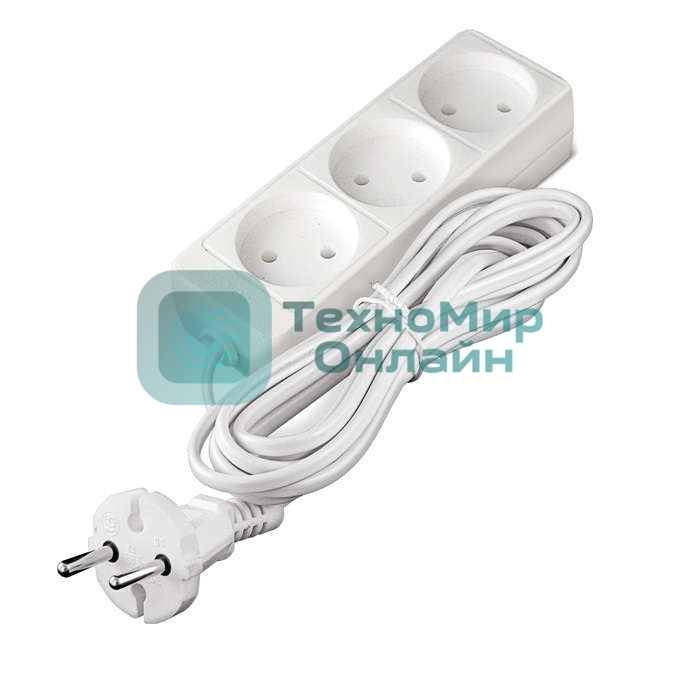 Удлинитель быт. ТМ Союз 1300 Вт 3 гн. ШВВП 3 м 481S-0303