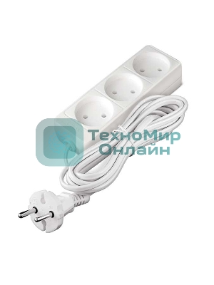 Удлинитель быт. ТМ Союз 1300 Вт 3 гн. ШВВП 3 м 481S-0303