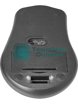 Мышь беспроводная Defender Datum MM-265 черный, 1600 dpi, радиоканал, USB, кнопки - 4