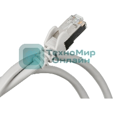 Патч-корд LANMASTER TWT-45-45-1.0/S-GY вилка RJ-45-вилка RJ-45 cat.5е 1м серый LSZH (уп.:1шт)