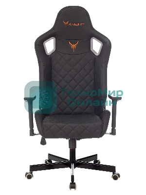 Кресло Knight OUTRIDER черный, экокожа, 120 кг, механизм качания