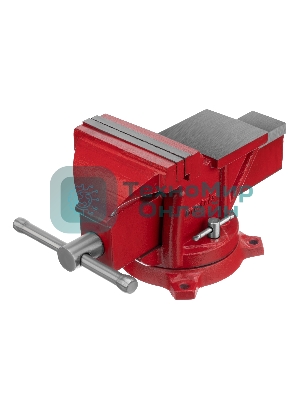 Тиски слесарные Matrix, 125 мм, поворотные, с наковальней