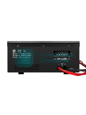 Комплект Источник бесперебойного питания EX296005RUS + батарея 75Aч EX285653RUS 4шт (инвертор, синус, для котла, настенный) ExeGate FineSine SX-7000.LCD.AVR.2SH.T <7000VA/5000W, чистая синусоида, цветной LCD-дисплей, AVR, 2*Schuko+клеммы, линейно-интерактивный, крепление настенное, черный> + батарея ExeGate HRL 12-75 (12В, 75Ач) 4шт