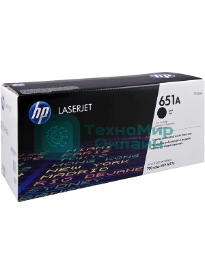 Картридж лазерный HP CE340A 651A черный для LaserJet 700 Color MFP 775 13500 стр.
