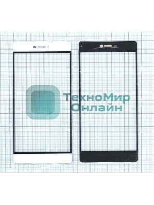 Стекло для Huawei P8 белое