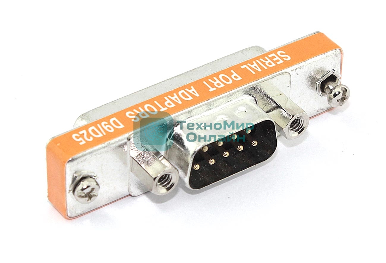 Переходник последовательный порт DB9 папа на DB25 мама