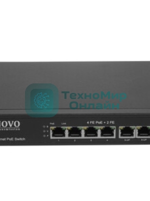 Коммутатор Osnovo SW-20600/D удлинитель FE на 6 портов с питанием по PoE, 4 *10/100 Base-T PoE, 1 *10/100 Base-T Uplink с поддержкой питания по PoE (до 90W), 1 *10/100 Base-T Uplink, PoE на порт - до 30W, суммарно до до 87W